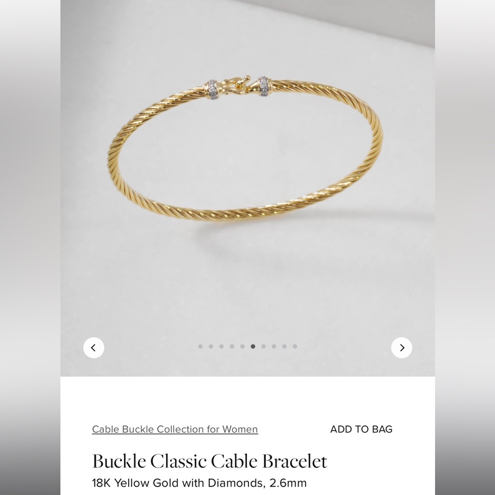 David Yurman Cable Bracelet